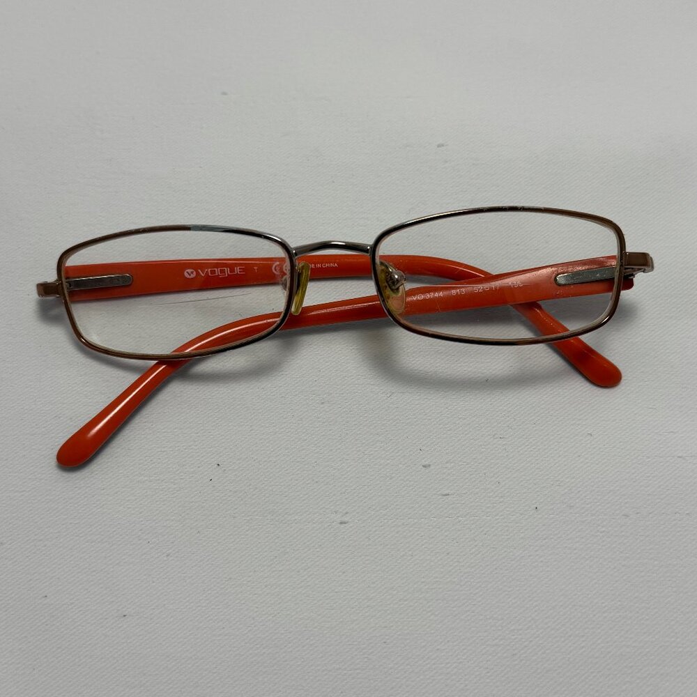 BOGO Vogue Orange Eyeglasses - Frames Only